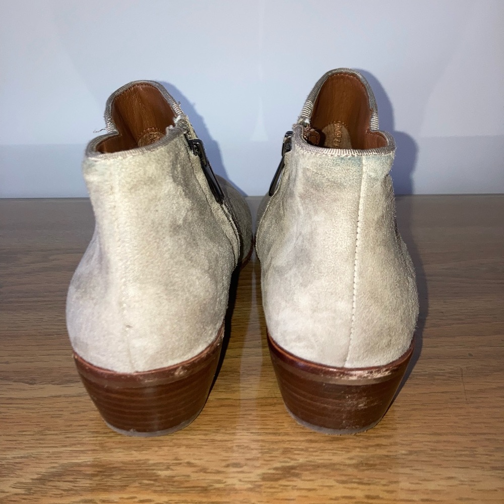 Sam Edelman gray suede booties